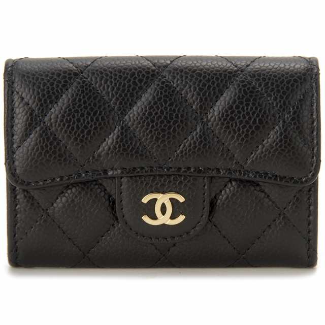 CHANEL シャネル カードケース 名刺入れ ブラック AP0214 Y01864 C3906 クラシック マトラッセ