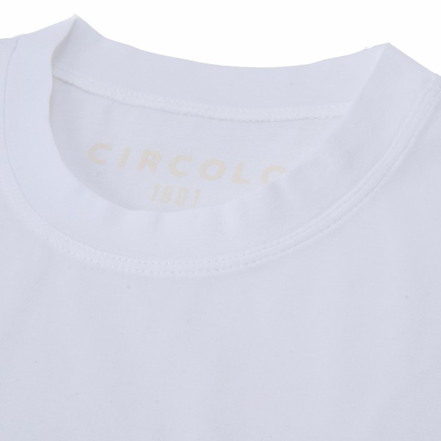 CIRCOLO1901 チルコロ1901 Tシャツ メンズ ホワイト CN3881 OTTIC T-SHIRT