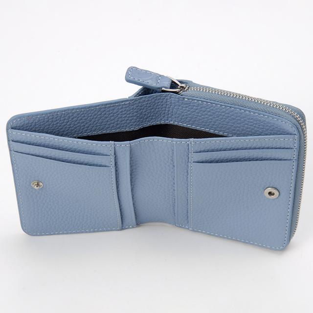 クロコダイル コンパクト財布 ラウンドファスナー二つ折り財布 メンズ