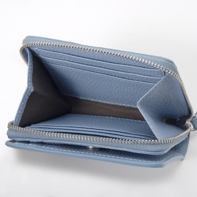 クロコダイル コンパクト財布 ラウンドファスナー二つ折り財布 メンズ