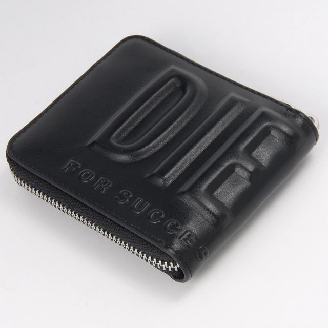 ディーゼル DIESEL ラウンド 二つ折り財布 ブラック X10007 PR818 T8013_1