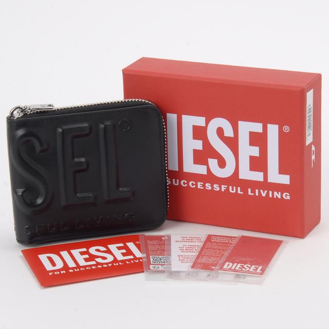 ディーゼル DIESEL ラウンド 二つ折り財布 ブラック X10007 PR818 T8013_4