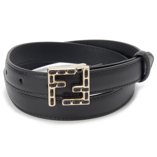 FENDI フェンディ ベルト レディース レザー ブラック 8C0648 ASUP F0KURの通販は