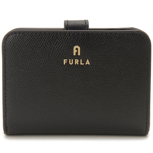 FURLA フルラ 二つ折り財布 レディース ブラック WP00315 ARE O60 CAMELIA カメリア