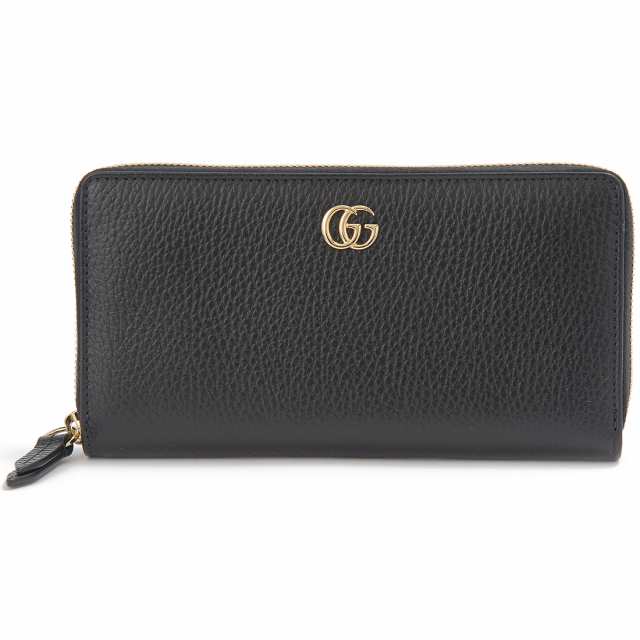 GUCCI グッチ 長財布 456117 CAO0G 1000 プチ マーモント ラウンドファスナー長財布 ブラック 新品