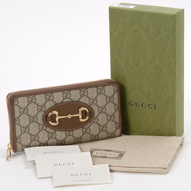 GUCCI グッチ 長財布 621889 92TCG 8563 GGスプリーム ホースビット