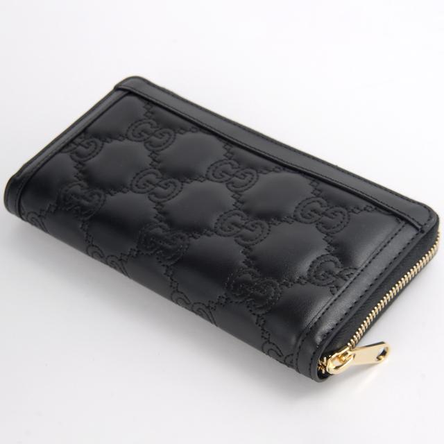 GUCCI グッチ 長財布 レディース ブラック 723784 UM8IG 1000 GG