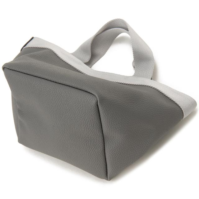 Herve Chapelier エルベシャプリエ トートバッグ グレー 701GP 03G81 