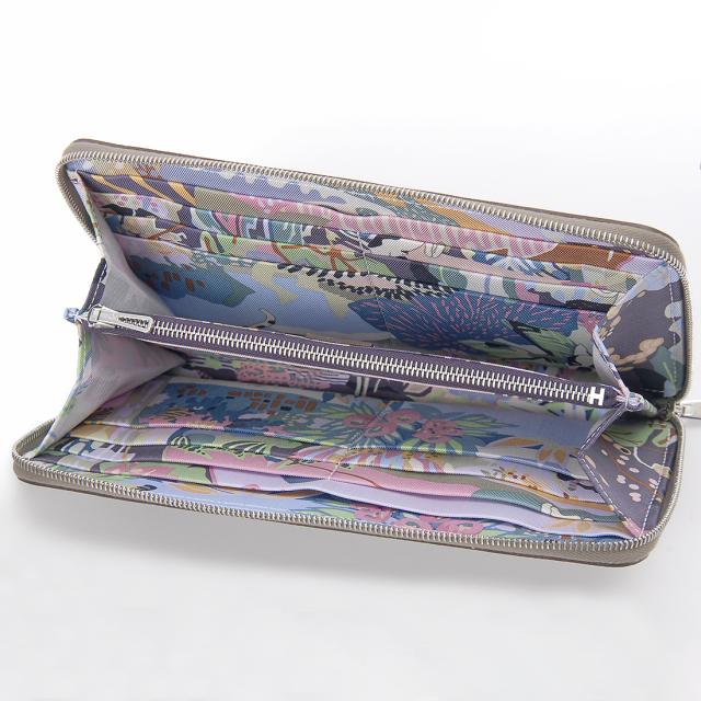 HERMES エルメス 長財布 レディース H084387CK アザップ シルク