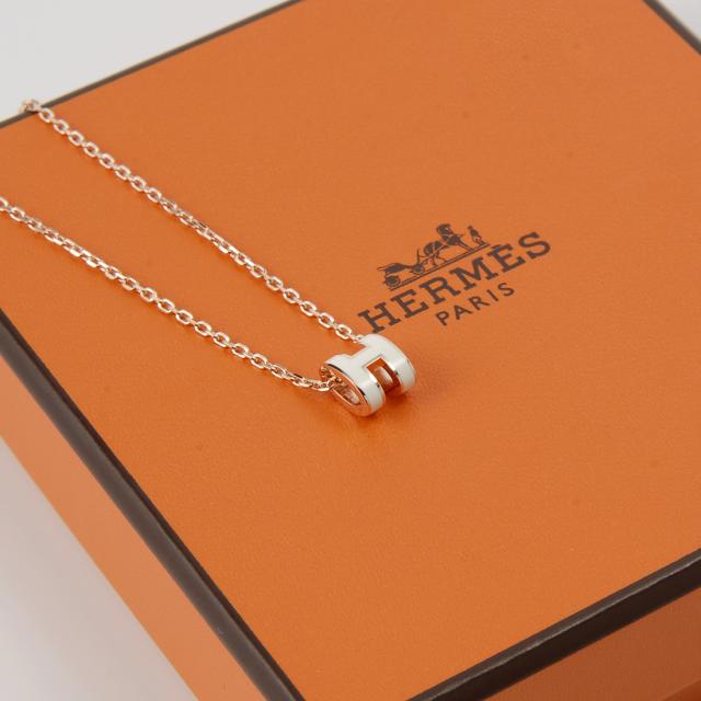 エルメス Hermes 首飾り レディース H147992F ミニ受けが良いH シャンデリア
