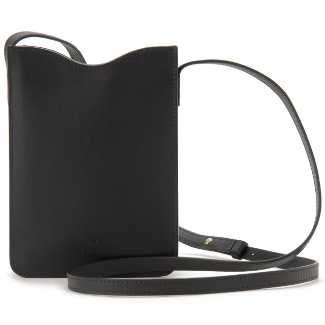 IL BISONTE イルビゾンテ ショルダーバッグ ブラック BCR325 PV BK256B スマホショルダーの通販は