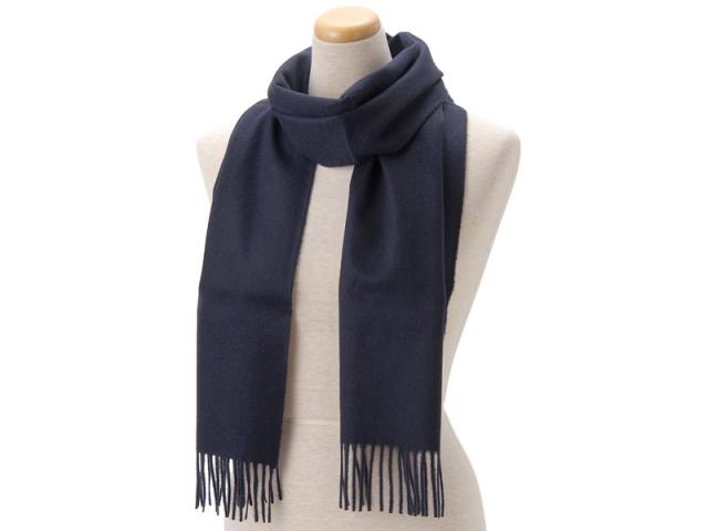 ジョンストンズ マフラー WA000016 SD7330 カシミア ネイビー Johnstons ジョンストンズ マフラー WA000016 SD7330 カシミア
