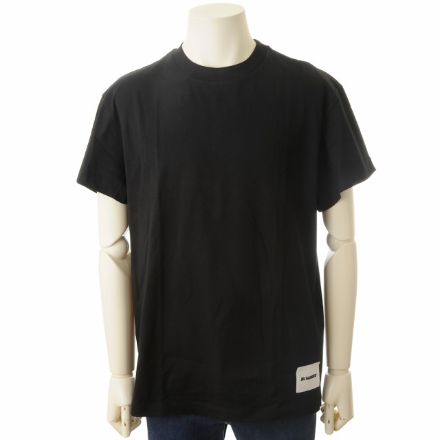 JIL SANDER ジルサンダー Tシャツ メンズ 3枚セット ブラック 47GC000145048001