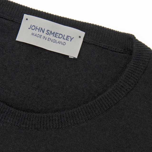 JOHN SMEDLEY ジョンスメドレー ニット セーター メンズ ブラック LUNDY BK LUNDY ランディ