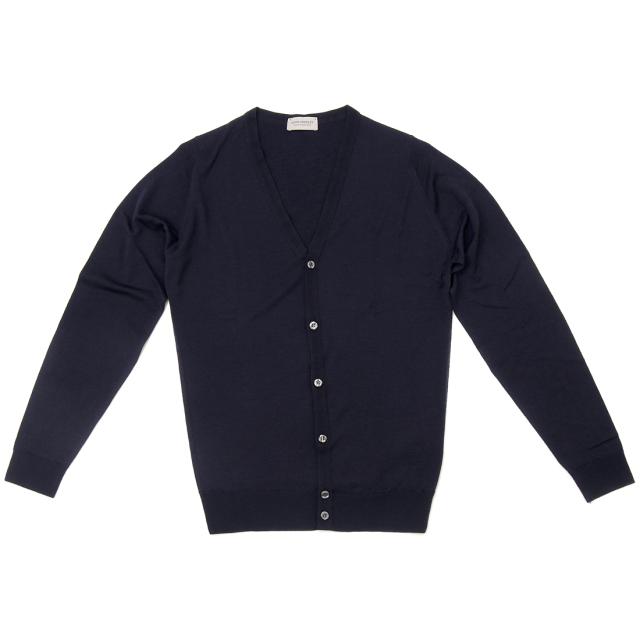 JOHN SMEDLEY ジョンスメドレー カーディガン メンズ ネイビー  PETWORTH MID PETWORTH ペットワース