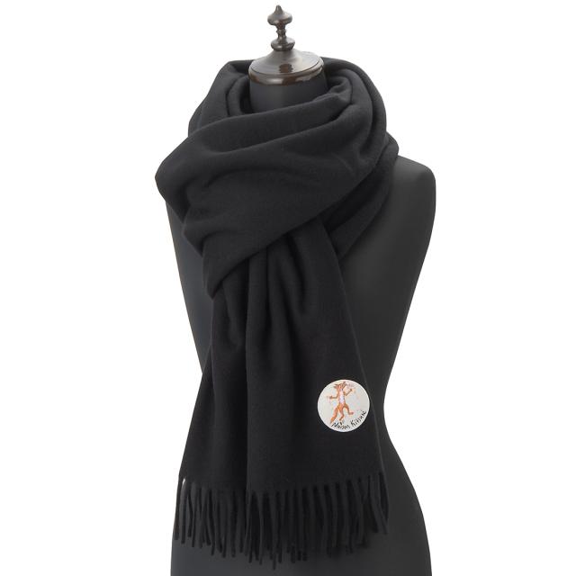 極美品✨】MAISON KITSUNE メゾンキツネ マフラー ブラック 楽天市場