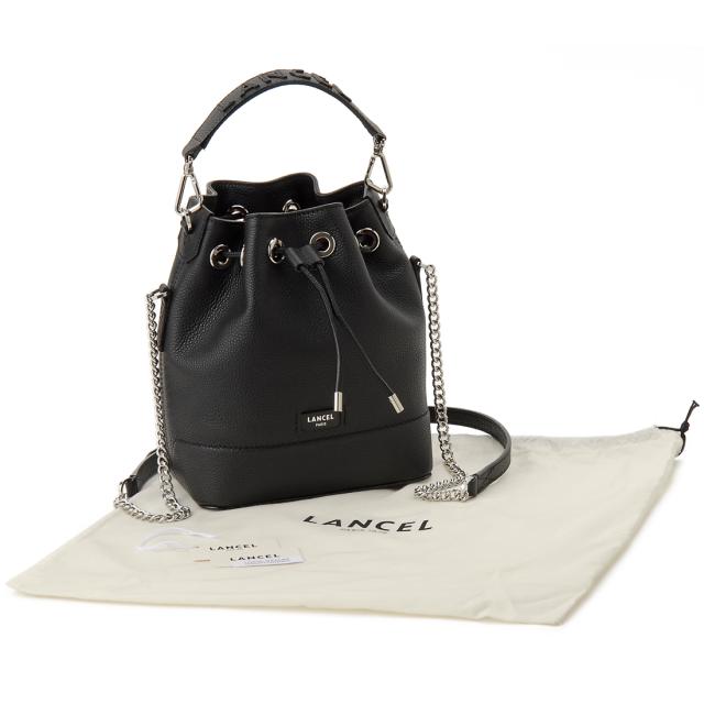 LANCEL ランセル ハンドバッグ レディース ブラック A10922 10 NINON DE LANCEL ニノンデランセル_4