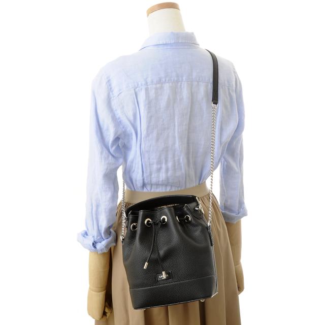 LANCEL ランセル ハンドバッグ レディース ブラック A10922 10 NINON DE LANCEL ニノンデランセル_5