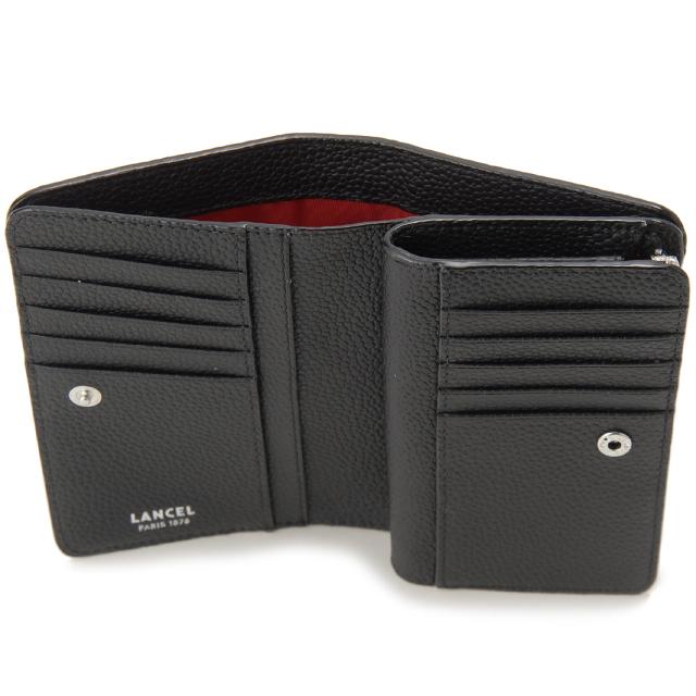 LANCEL ランセル 二つ折り財布 レディース ブラック A11123 10 NINON DE LANCEL ニノンデランセル_2