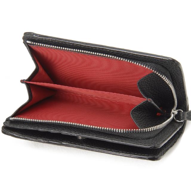 LANCEL ランセル 二つ折り財布 レディース ブラック A11123 10 NINON DE LANCEL ニノンデランセル_3
