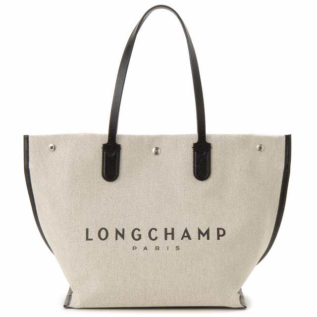 約35cm本体重量新品 ロンシャン LONGCHAMP トートバッグ ロゾ ショッピングバッグ Mサイズ エクリュ