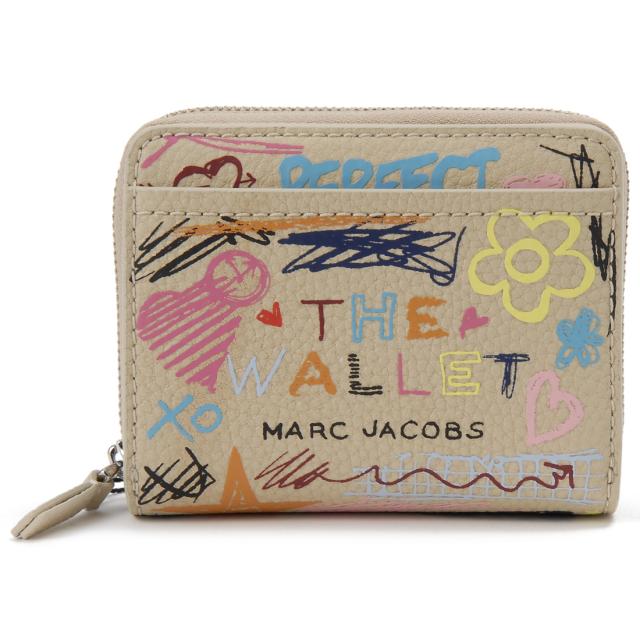 マークジェイコブス MARC JACOBS 二つ折り財布 2S6SMP039S01 261 ザ パンク スクリブル