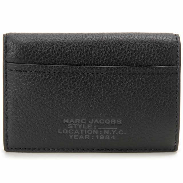 MARC JACOBS マークジェイコブス 二つ折り財布 ブラック S133L01RE22