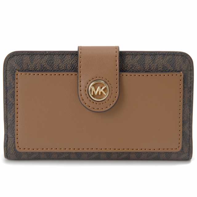 MICHAEL KORS マイケルコース 二つ折り財布 32S4G0KF6B 252 MKチャームの通販は