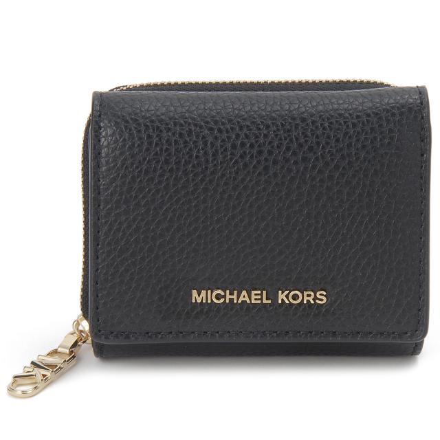 MICHAEL KORS マイケルコース 三つ折り財布 32S4G8ED8L 001 MICHAEL KORS マイケルコース 三つ折り財布 レディース ブラック