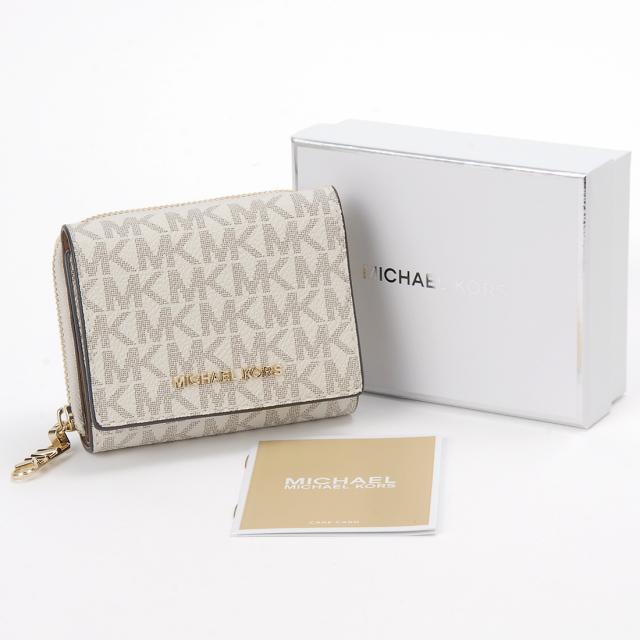 MICHAEL KORS マイケルコース 三つ折り財布 レディース ホワイト