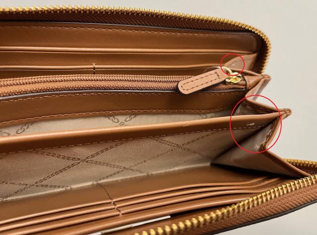 訳あり 箱不良、内側に複数カ所革はがれあり MICHAEL KORS マイケル