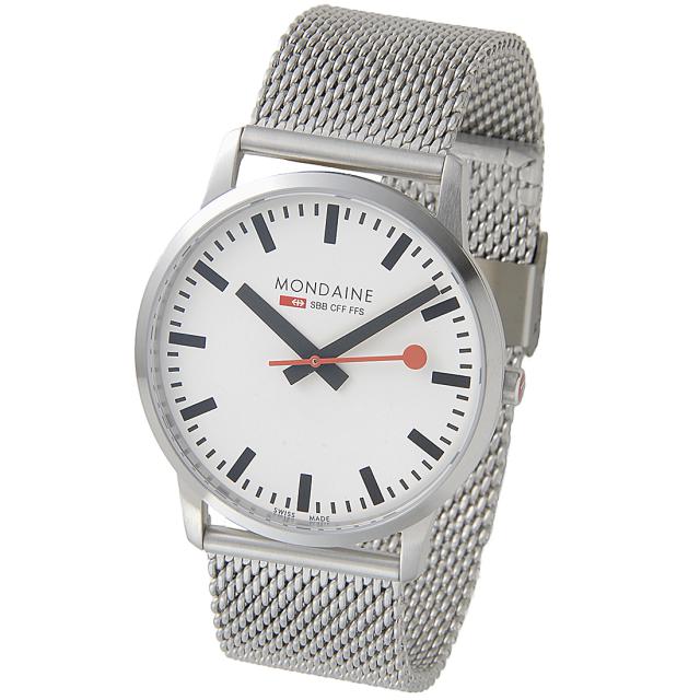 Mondaine スクエア時計 　モンディーン→※最終値下げ！ MONDAINE モンディーン シンプリィーエレガント 40mm 腕時計