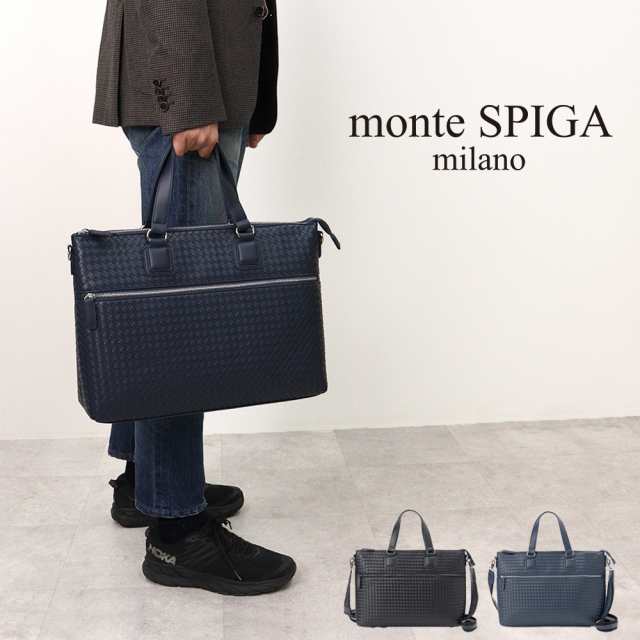 楽天市場】monte SPIGA モンテスピガ トートバッグ サフィアーノ メンズ H1299SA : s-select