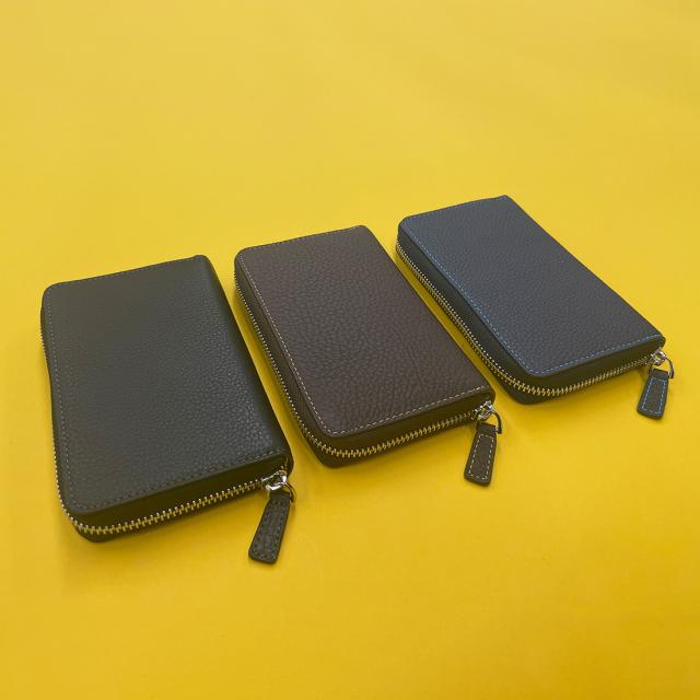 monte SPIGA モンテスピガ ミディアム長財布 フランス製牛革 メンズ