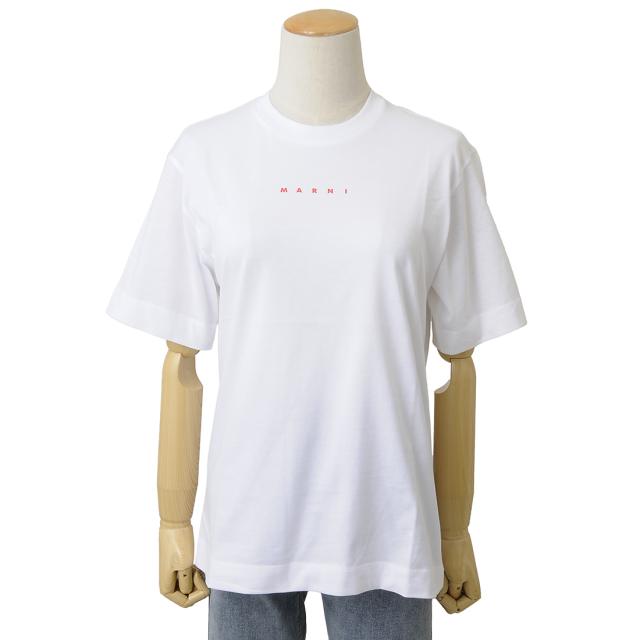 MARNI マルニ Tシャツ キッズまたは大人レディース ホワイト M01413 M00RF 100の通販は