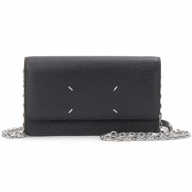 Maison Margiela メゾンマルジェラ ショルダーバッグ 長財布 レディース ブラック SA3UI0008P4455T8013 CHAIN WALLET