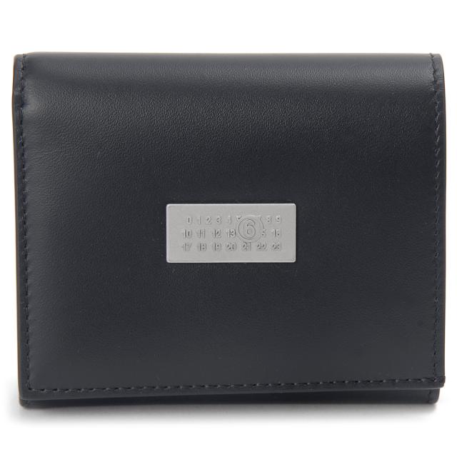 メゾンマルジェラ Maison Margiela MM6 三つ折り財布 メンズ ブラック SA6UI0030P8873T8013 TRIFOLD WALLET