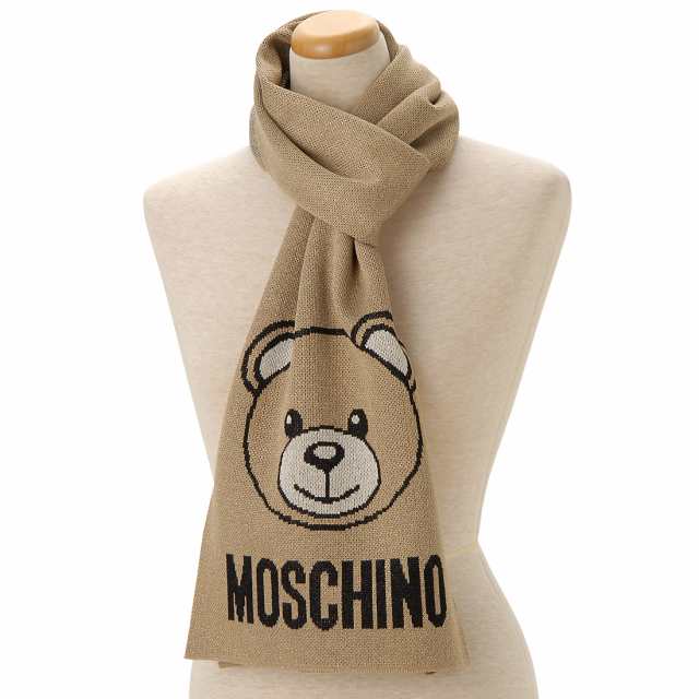 Moschino モスキーノ マフラー スカーフ レディース キャラメル 30666M2345 003