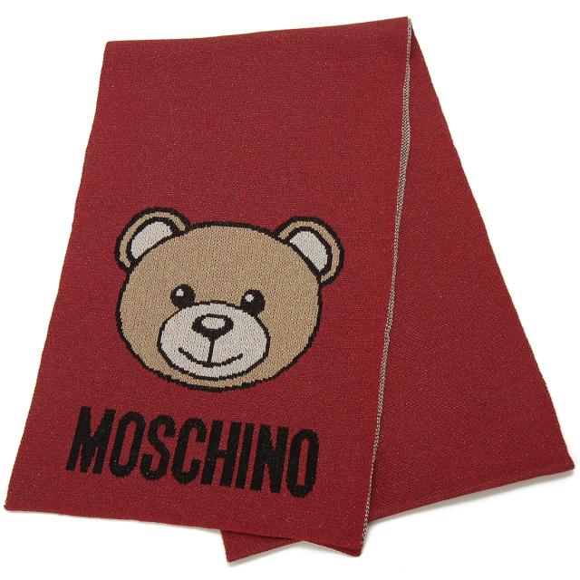 Moschino モスキーノ マフラー スカーフ レディース レッド 30666M2345 007の通販は
