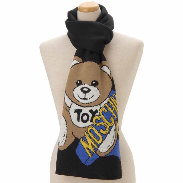 Moschino モスキーノ マフラー スカーフ レディース ブラック 30745M2804 016