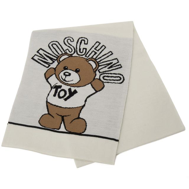 Moschino モスキーノ マフラー スカーフ レディース ホワイト 30747M2798 002の通販は 10,800円