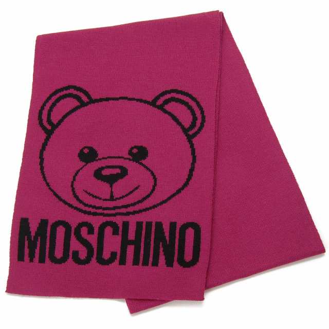 Moschino モスキーノ マフラー スカーフ レディース フューシャピンク