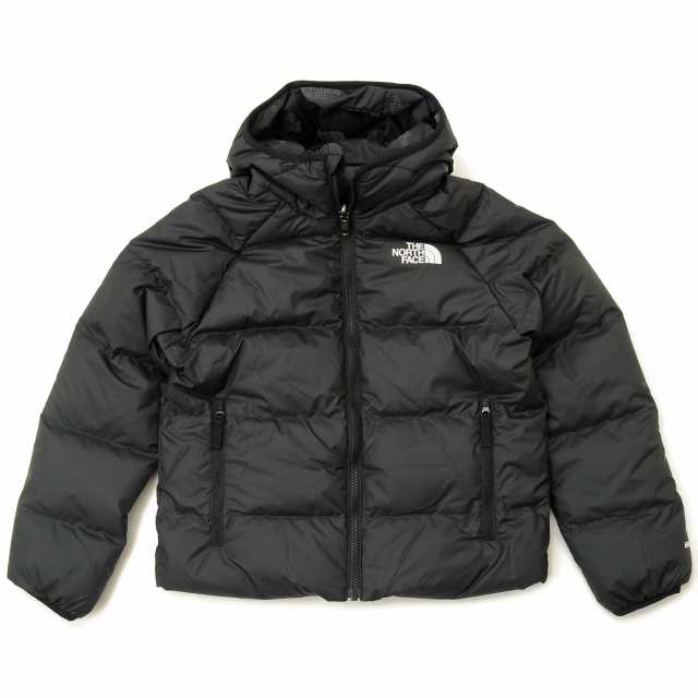 THE NORTH FACE ノースフェイス ダウンジャケット ジュニア ブラック 0A7WOPJK3 PRINTED REVRS DOWN　