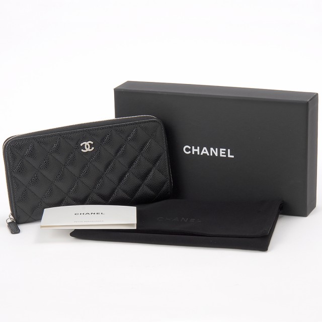 CHANEL シャネル 長財布 レディース ブラック 黒 AP0242 Y01588 C3906 ...