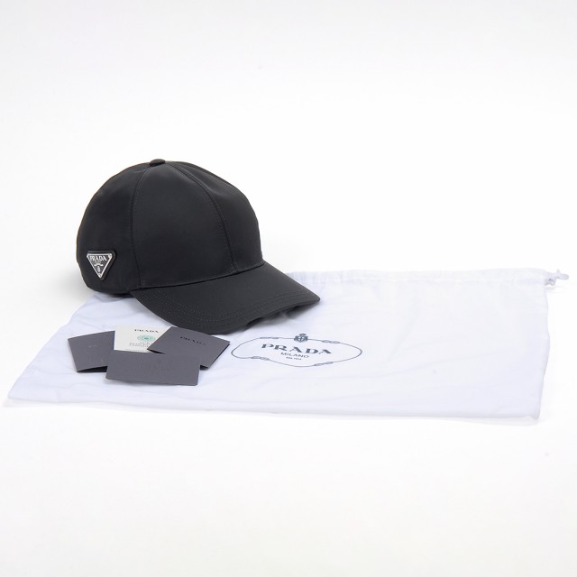 PRADA プラダ キャップ レディース ブラック 1HC2742DMIF0002 CAP