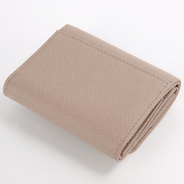 PRADA プラダ 三つ折り財布 レディース ブラック 1MH043 QHH F0236の