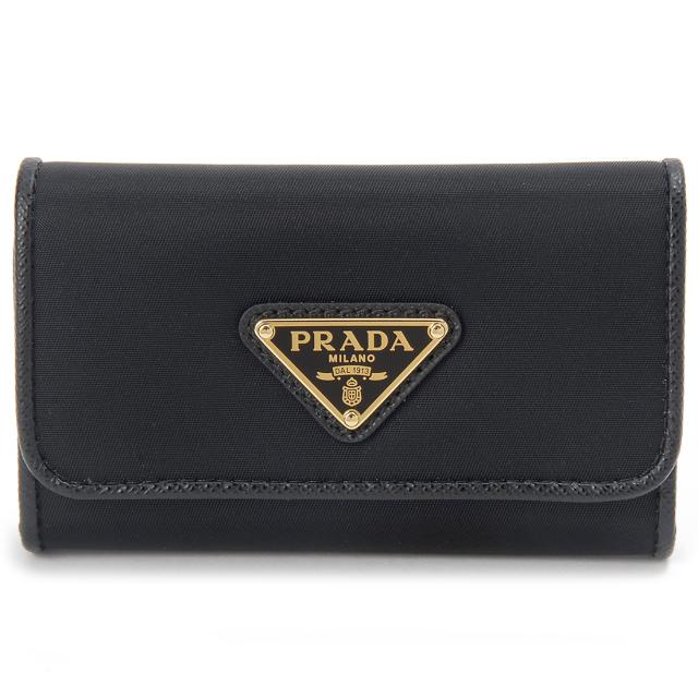 PRADA プラダ キーケース レディース ブラック 1PG004 2DMI F0002 KEY CASEの通販は