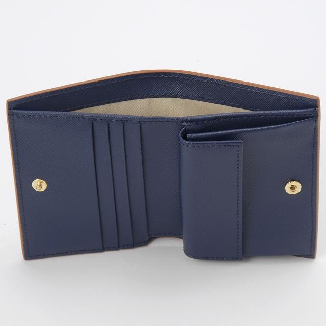 MARNI マルニ 二つ折り財布 レディース ブルーブラック PFMOQ14U26 Z571Mの通販は