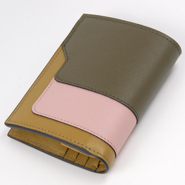 マルニ MARNI 二つ折り財布 レディース ディープセージ PFMOQ14U28 ZO957_1