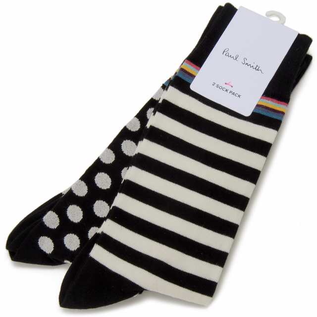 PAUL SMITH ポールスミス メンズソックス 靴下 2足組 M1A SOCK J2PKM